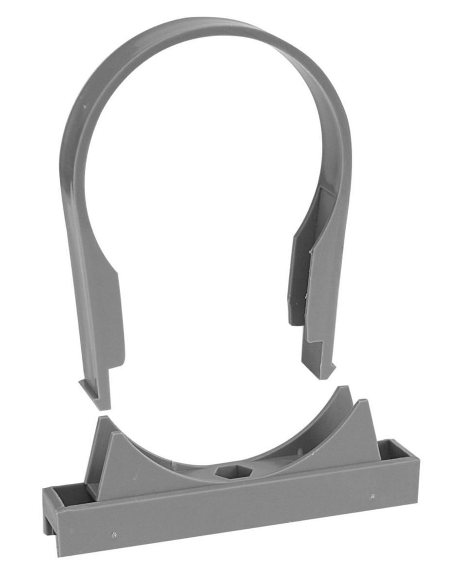 Plastic clamp Faluplast - CLAMP SINGLE F FOR 110MM GREY
