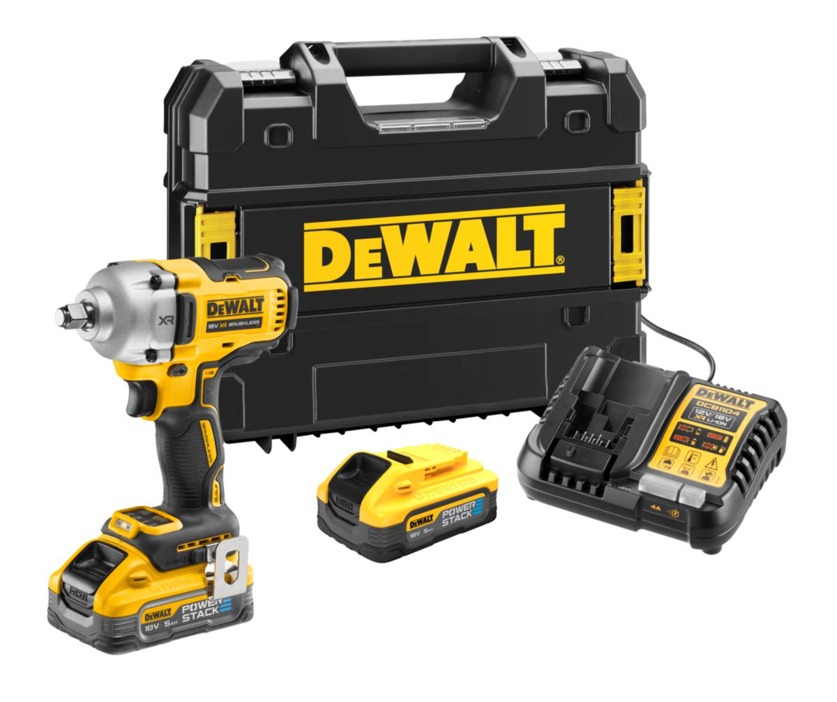 Mutterdragare DEWALT DCF891H2T - MUTTERDRAGARE DEWALT DCF891H2T 18V XR 1/2", TSTAK, PS 2X5.0AH