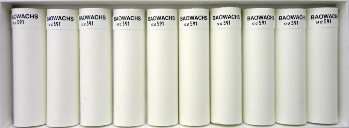 Laying kit Baowachs - REPAIR KIT BAOWACHS WAX STICK 10PCS/PACK CHAULK WHITE