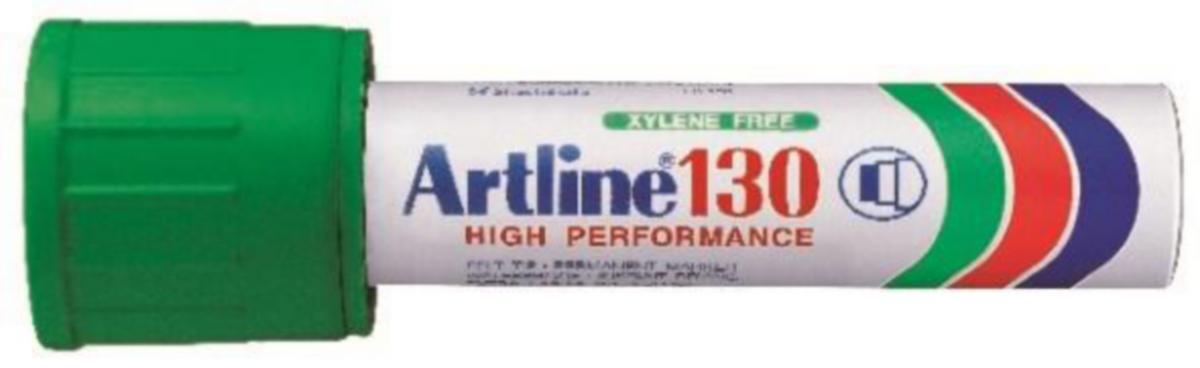 Märkpenna Artline 130 Rak spets - MÄRKPENNA ARTLINE 130 GRÖN 30MM RAK SPETS