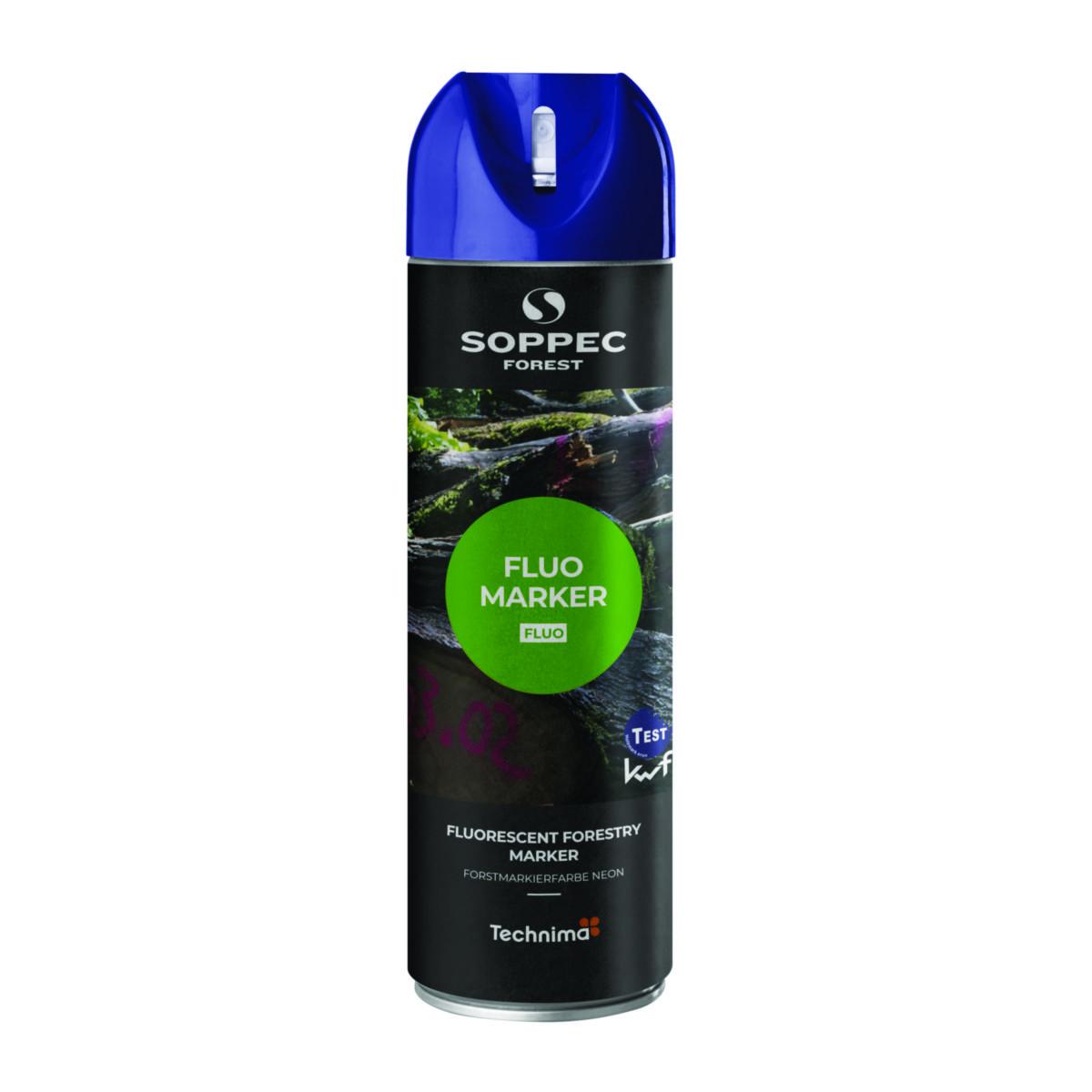 Märkfärg Soppec Fluo Marker - MÄRKFÄRG SOPPEC FLUO MARKER BLÅ 500ML