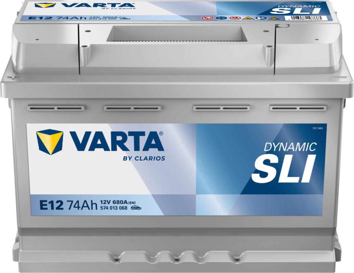 Startbatteri Varta Dynamic SLI - STARTBATTERI 12V 74AH VARTA DYNAMIC SLI E12