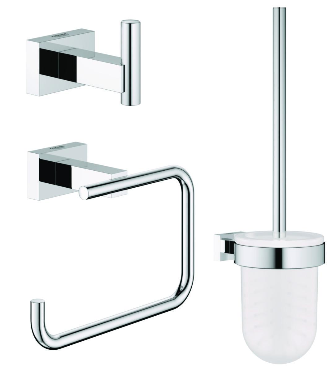 Tillberhörssats Essentials Cube Set 3-in-1, Grohe - GROHE ESSENTIALS CUBE ACCESOAR SET 3-IN-1