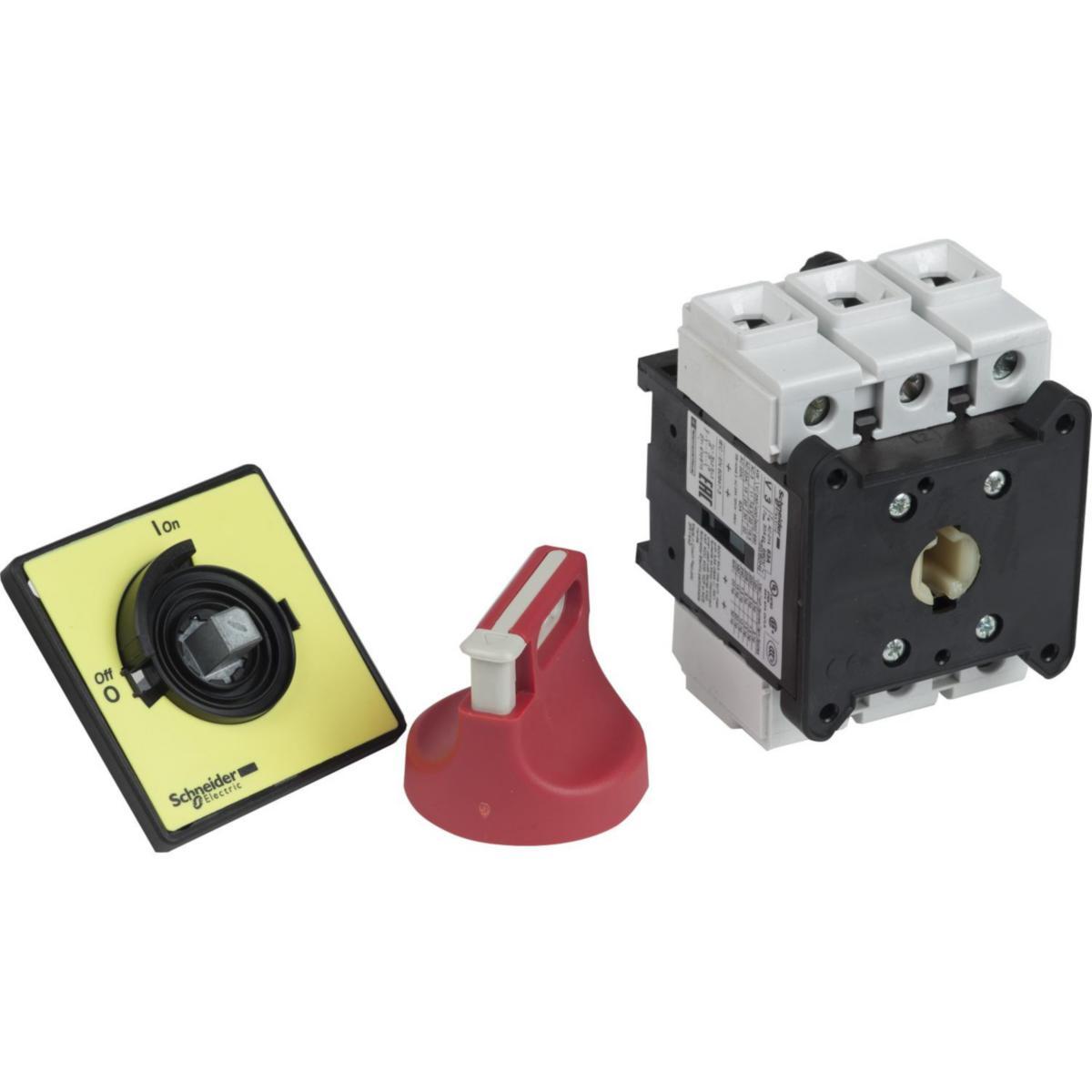 Main switch Tesys Vario - MAIN/EMERGENCY SWITCH 63A VCF3