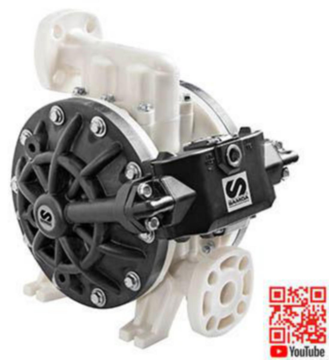 Samoa Membranpump DirectFlo® 1" Plast 200 l/min - SAMOA MEMBRANPUMP DP200PPSEMTMFAS