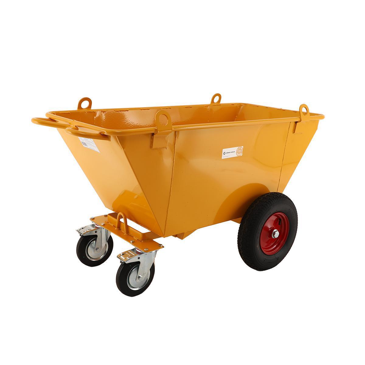 Avfallsvagn Hörby Bruk 300 L - AVFALLSVAGN HÖRBY 300L 4-HJUL 2208 LUFTGUMMI LÄNKHJUL ÖGLOR