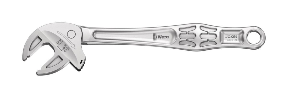 U-nyckel Wera Joker 6004 - U-NYCKEL WERA JOKER 6004 XL JUSTERBAR 19-24MM
