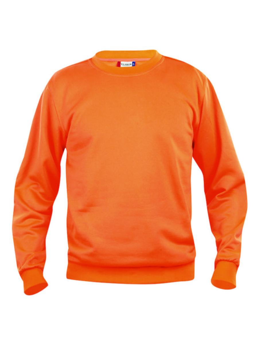 Tröja Clique 021030 Basic Visibility - TRÖJA CLIQUE 021030 BASIC RUNDHALS HI.VIS ORANGE STL XXL