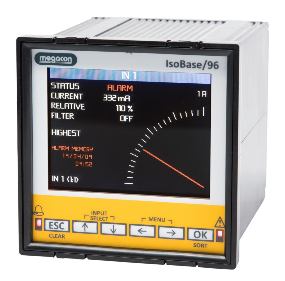 Jordfelsövervakning IsoBase - JORDF ÖV ISOBASE 96 MODBUS RTU 670496
