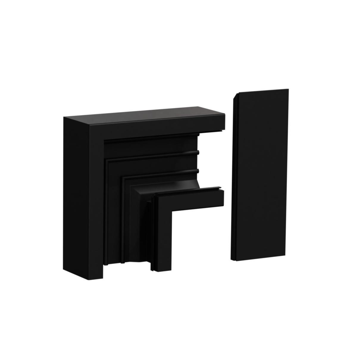 L-stycke 123/72 svart - L-STYCKE 123/72 SVART INS60603