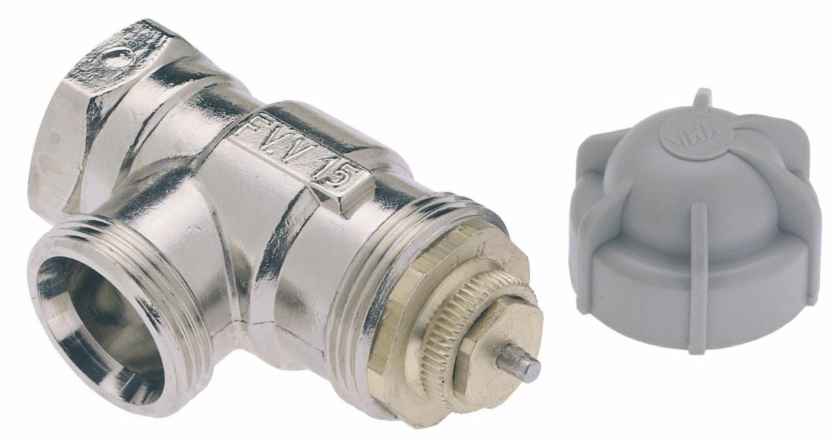 Radiatorventil FVV, MMA - FVV-15 MMA VENTILDEL VINKEL M FÖRINSTÄLLNING EXKL ANSL