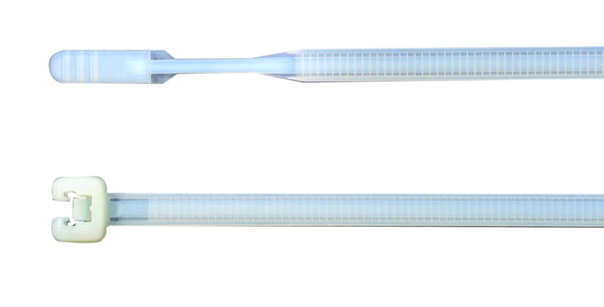 Buntband HellermannTyton Q-tie - BUNTBAND Q 105X2.6 NAT FP=100 Q18R-PA66-NA-C1