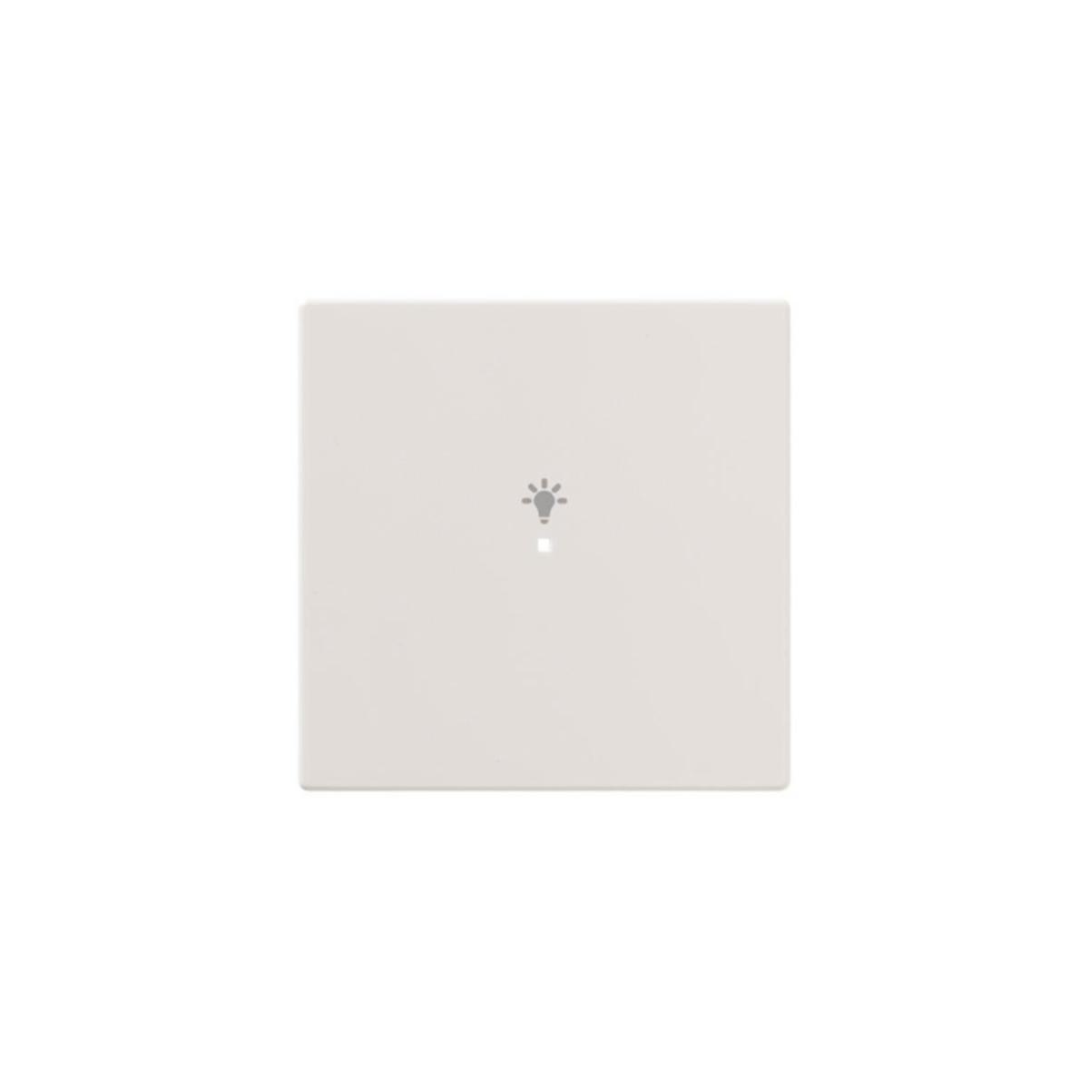 Vippa enkel med ljussymbol Impressivo, ABB - VIPPA LJUS ENKEL VIT SRL-1-84 6220-0-0142