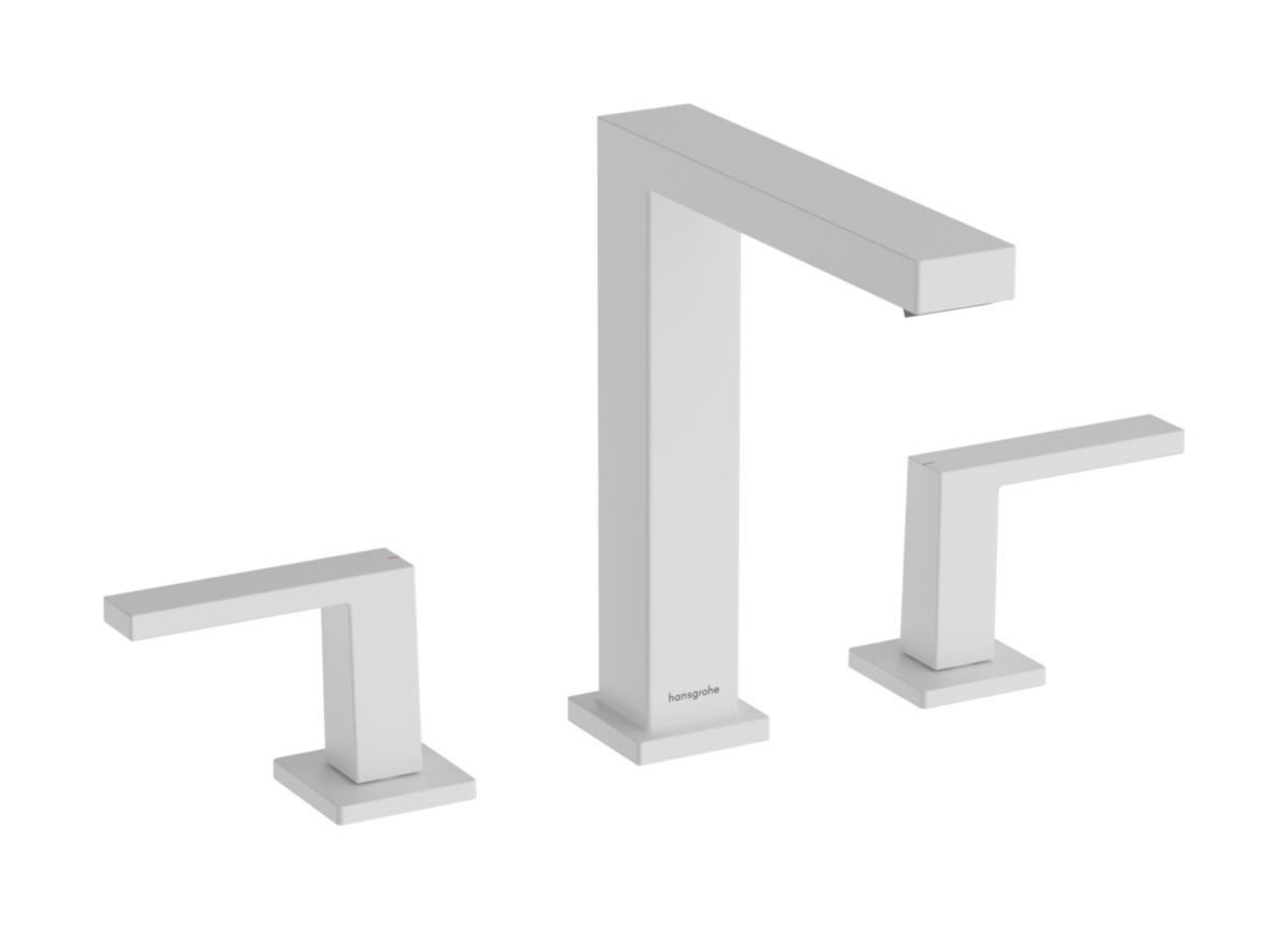 Tvättställsblandare Tecturis E 150 Fine, Hansgrohe - HANSGROHE TVÄTTSTÄLLSBLANDARE TECTURIS E 150 MATT VIT