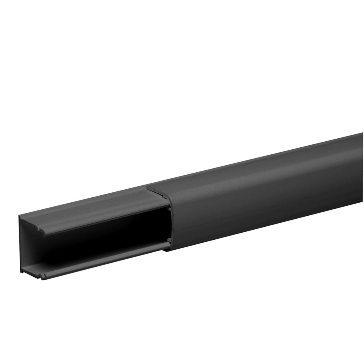 Minikanal Optiline 1820 - MINIKANAL 18X20 PVC SVART ISM14340