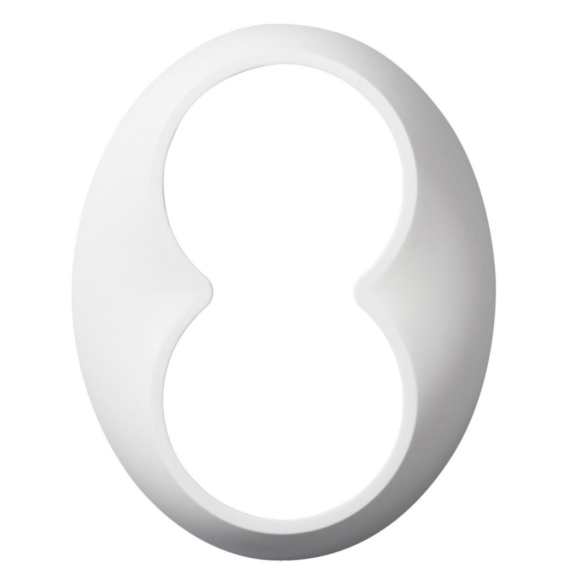 Frame for 2-way wall socket, Renova - FRAME DOUBLE SOCKET OUTLET W WDE011404