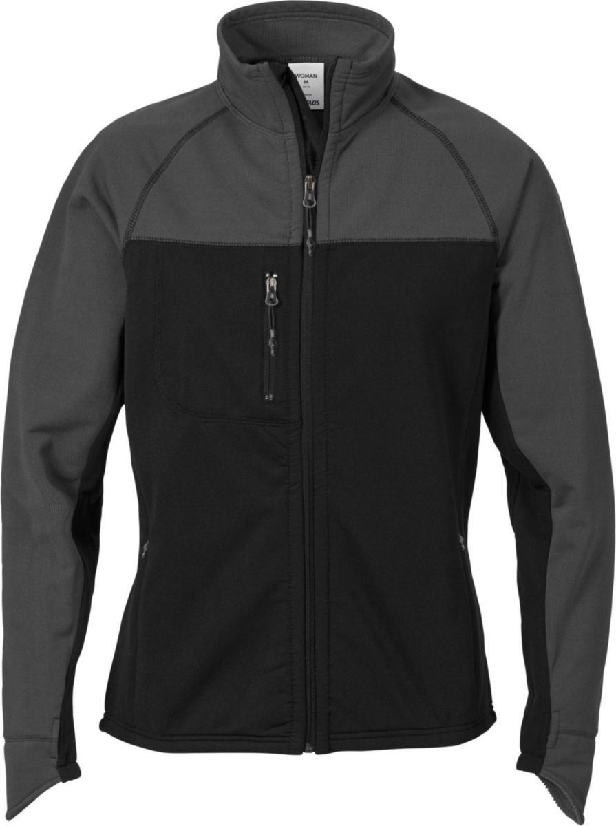 Fleecejacka Fristads 1474 Dam - FLEECEJACKA CODE 1474 SVART DAM STL XL