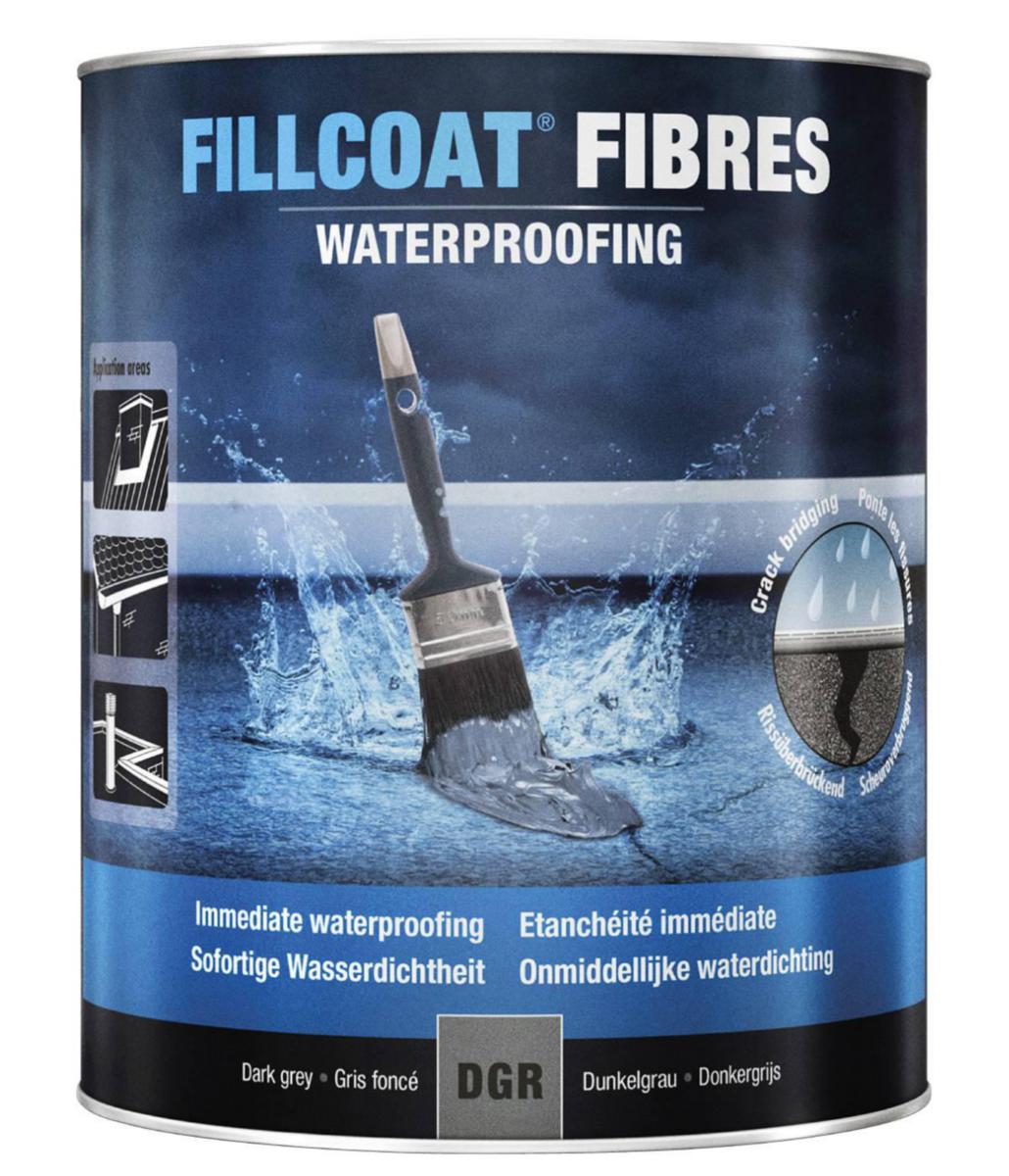 Taktätning Fillcoat Waterproofing Rust Oleum - TAKTÄTNING FILLCOAT FIBRES RUST OLEUM WATERPROOF 1L GRÅ