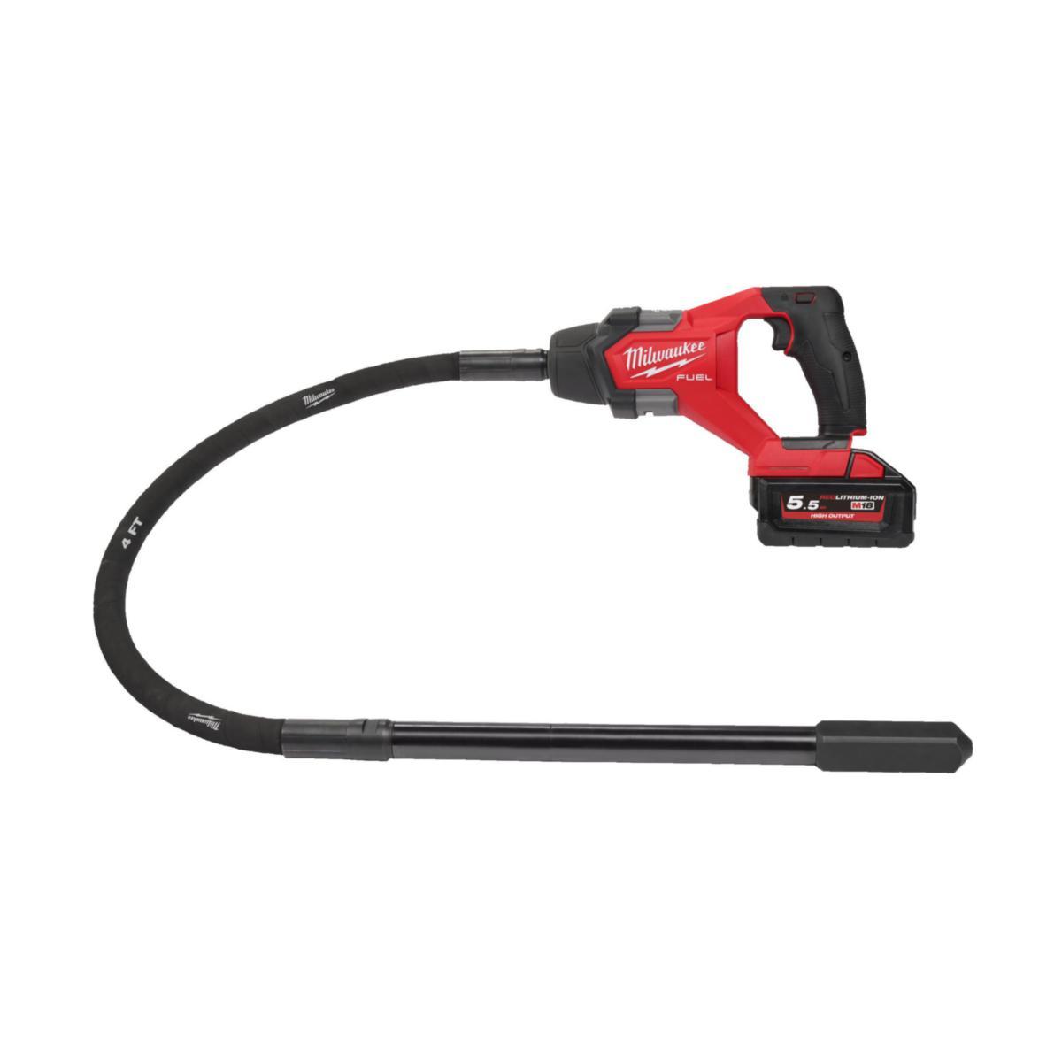 Betongvibrator Milwaukee M18 FCVN12-551 - BETONGVIBRATOR MILWAUKEE M18 FCVN12-551, 1X5,5 AH, LADDARE