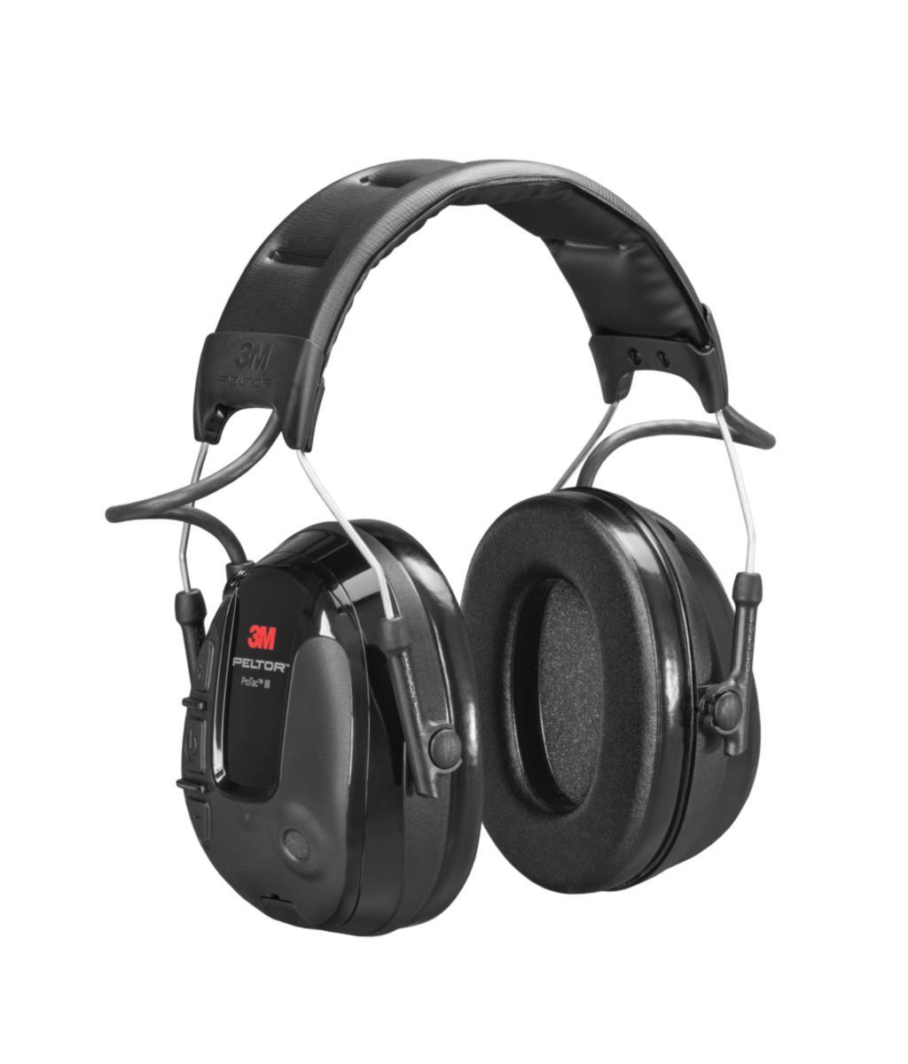 Hörselkåpa 3M Peltor Protac III Slim - HÖRSELKÅPA PELTOR PROTAC III SLIM HJÄSSBYGEL MT13H220A