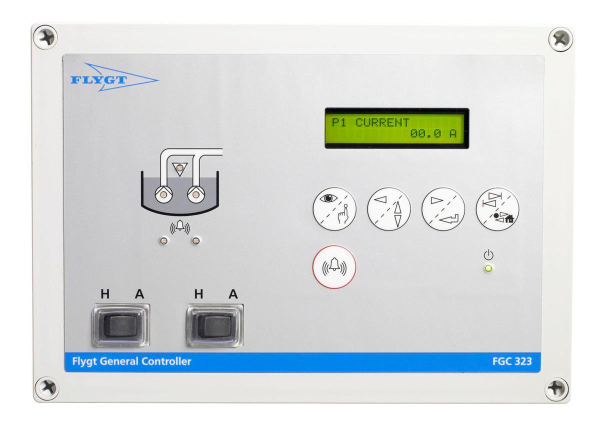 Pump Control FGC-323/S5, Flygt - PUMP CONTR. FGC-323/S5 2 PUMPS. 3X400V MAX 2X9A