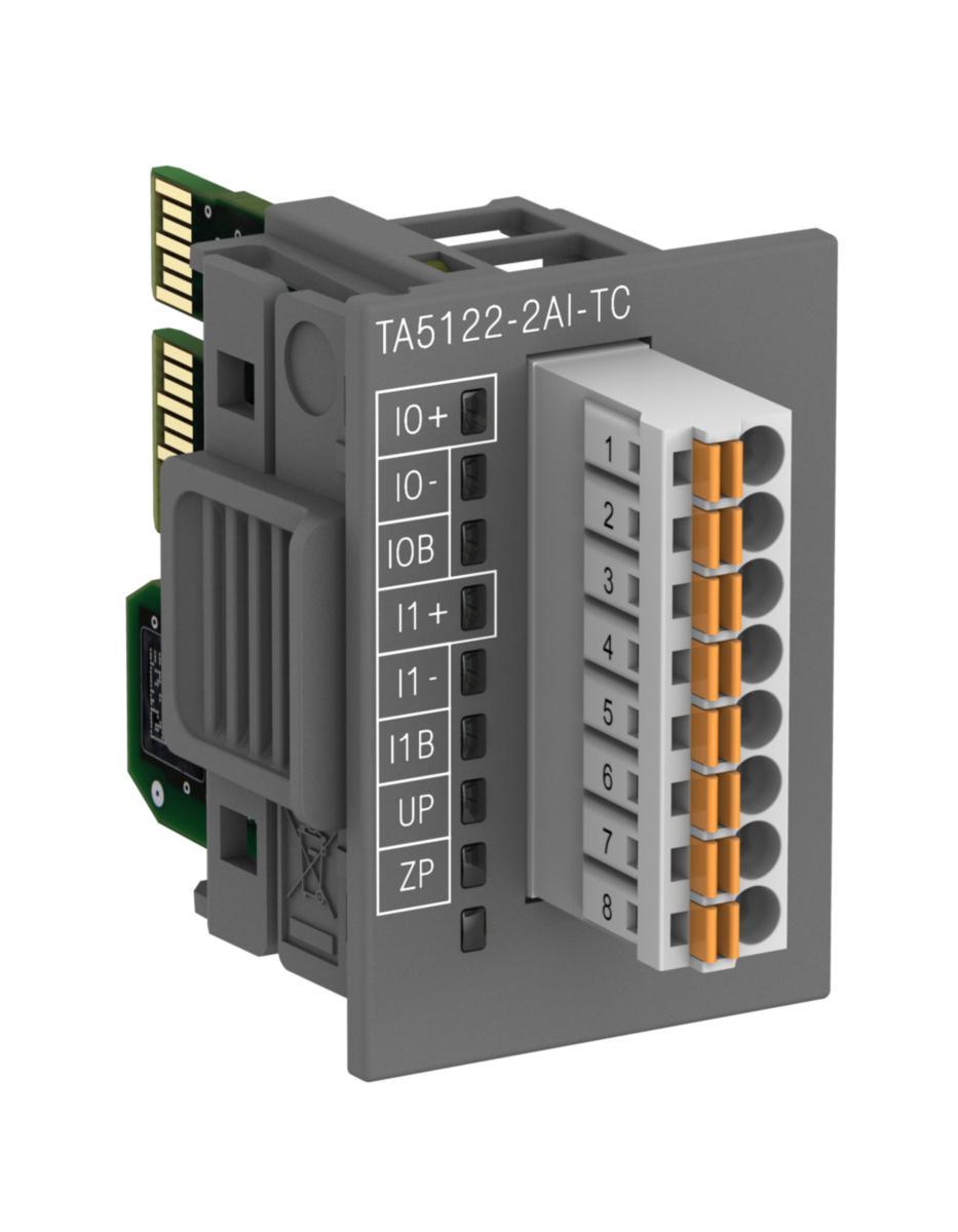 TA5123-2AI-TCW: Tillvalskort för analog ingång - OPTIONSKORT. AI:2 RTD, W TA5122-2AI-TCW