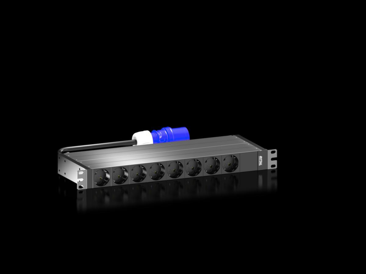 Uttag PDU - PDU BASIC 16A/1P 8X7/3 SCHUKO 7979103