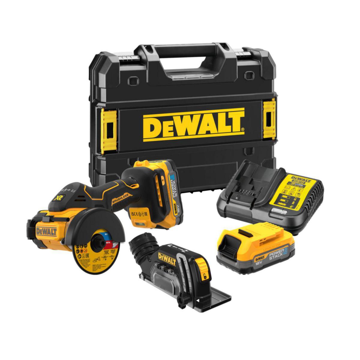 Vinkelslipmaskin Multi DEWALT DCS438E2T - VINKELSLIP MULTI DW DCS438E2T 18V XR, 2 X POWERSTACK, TSTAK