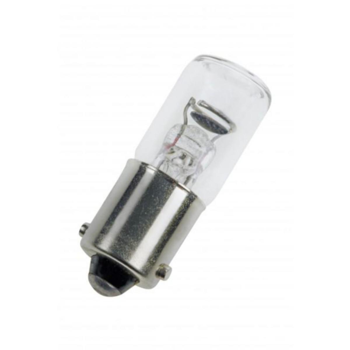 Glimlampa med inbyggt motstånd, plast - GLIMLAMPA 220V 0,9MA BA9S2-705