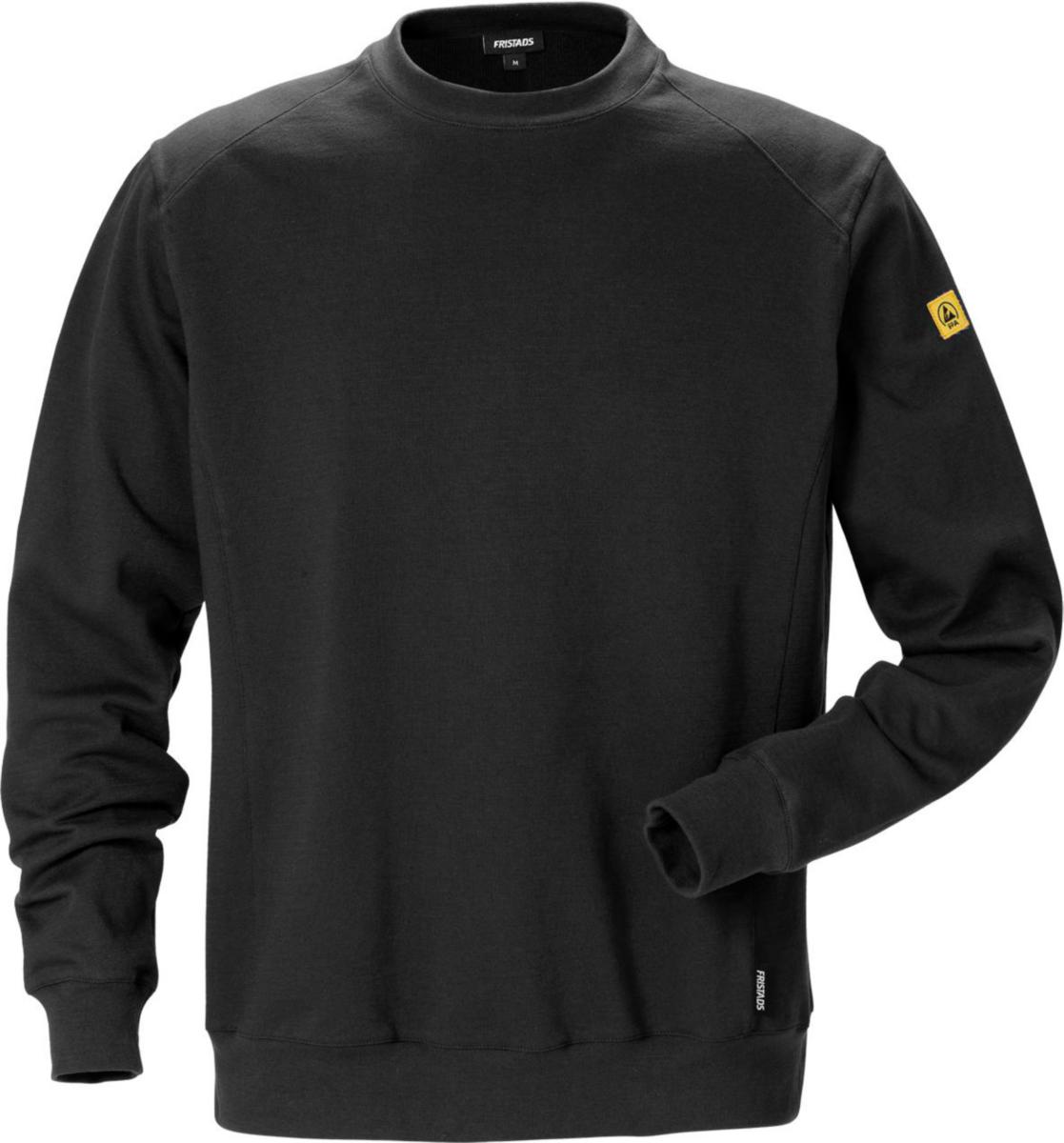 Tröja Fristads 7083 XSM - TRÖJA FK 7083 XSM ESD RUNDHALS SVART STL 3XL