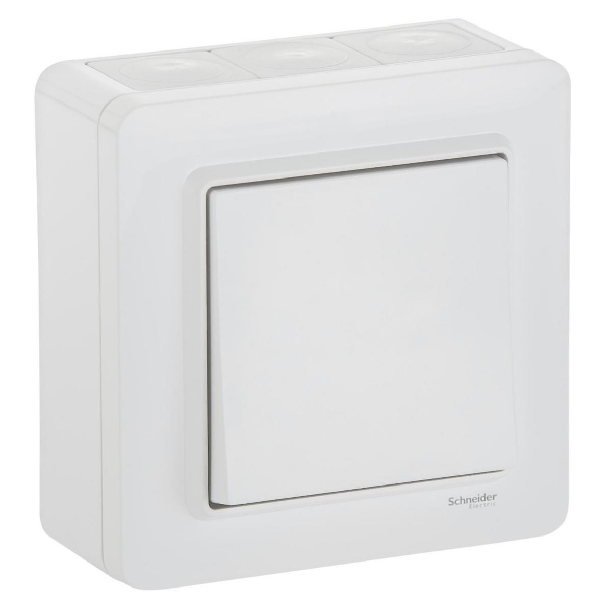 Switch ext IP44 Exxact, Schneider - TWO-WAY SW BASIC SURFACE IP44