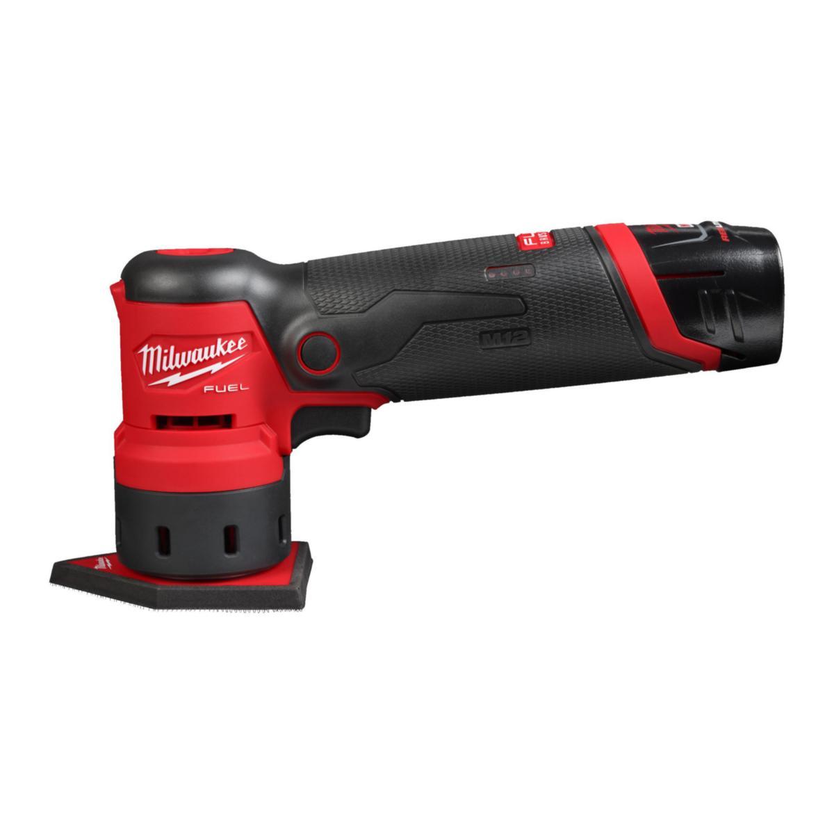 Detail Sander Milwaukee M12 FDSS-422X - SANDER MILWAUKEE M12 FDSS-422X 1X2 & 4,0AH,CHARGER,HDBOX