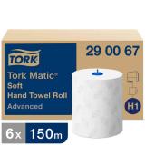 TORKRULLE HANDDUK ADVANCEDSOFT H1 VIT 150M/RL 6 RL/FRP 290067