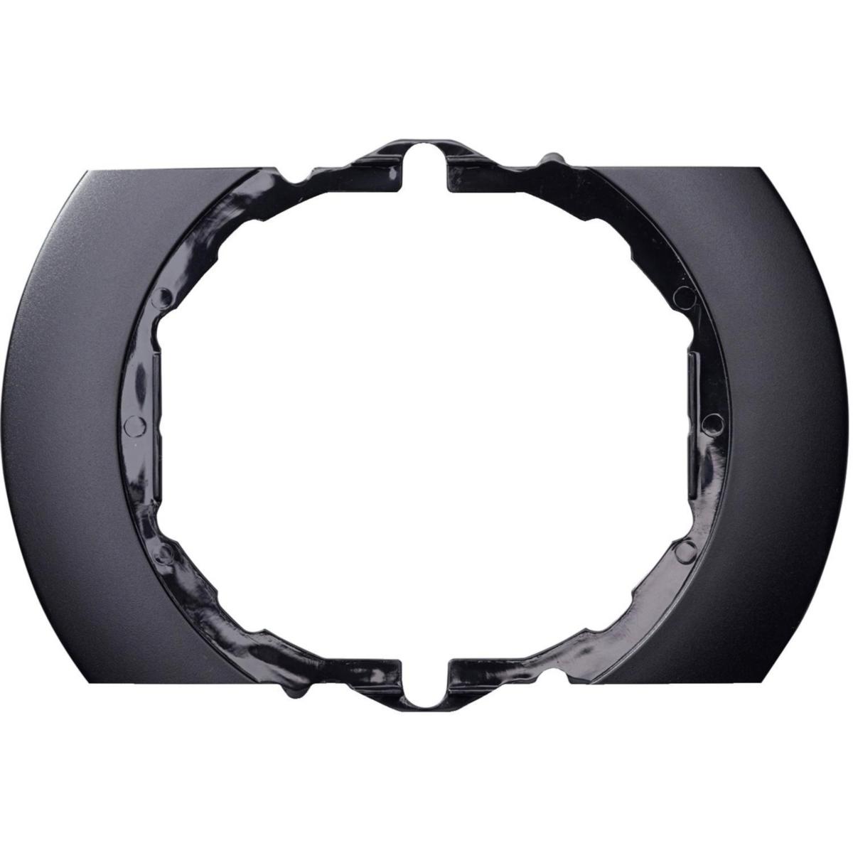 Middle part for the wall paper protector for flush-mounted Renova devices when more than 2 devices are mounted in combination. - WALL PAPER COMB MOUNT MID BK WDE011505