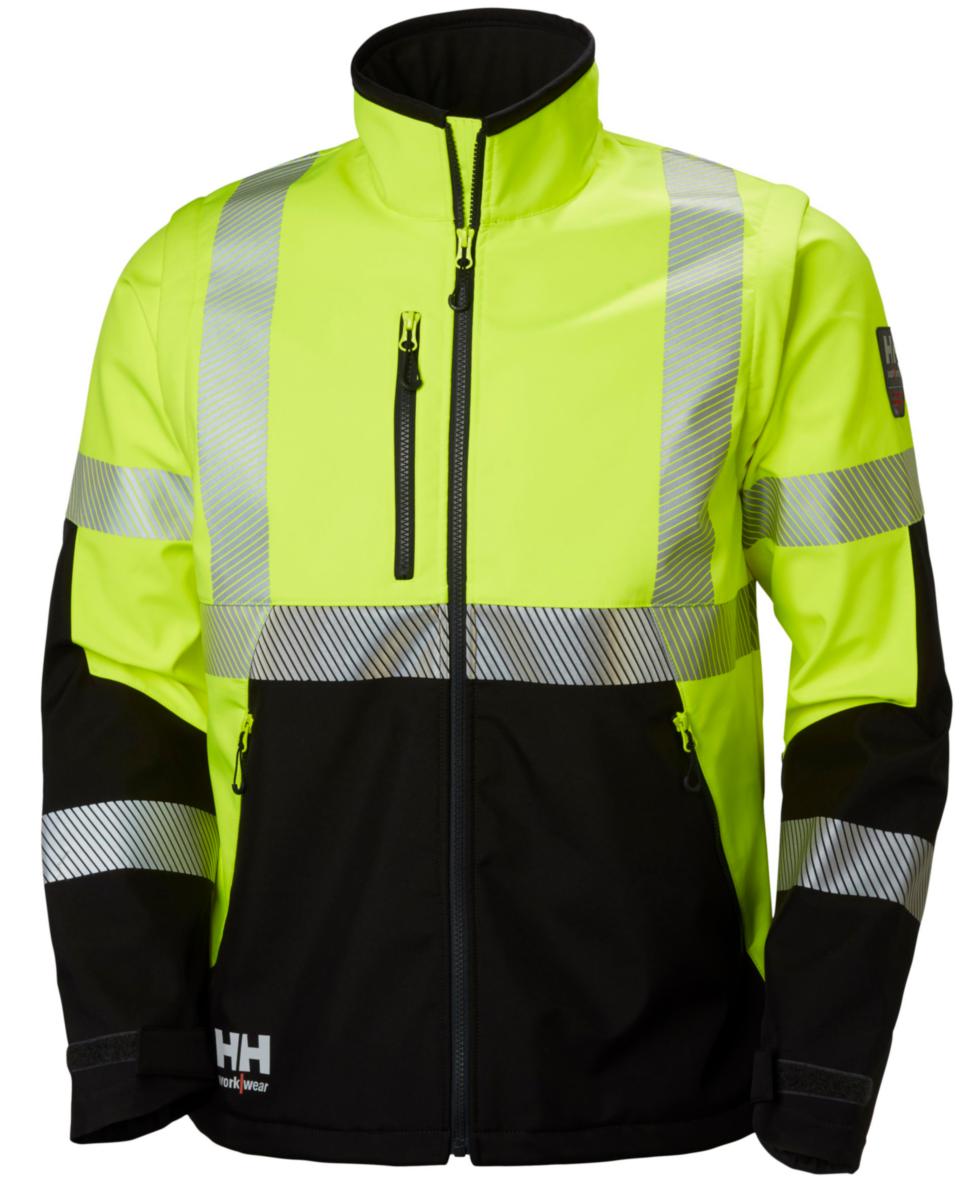 Softshell jacket Helly Hansen 74272 ICU - SOFTSHELL JACKET HH74272-369GU HI-VIS ICU CLASS 3 SIZE S
