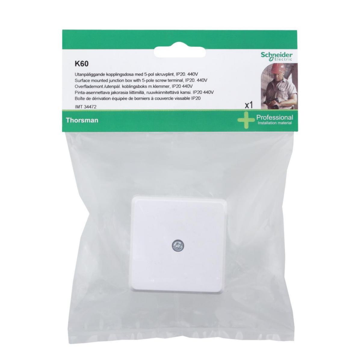 Ball stud box K60 Mureva BP - K60 junction box screwterm DIY