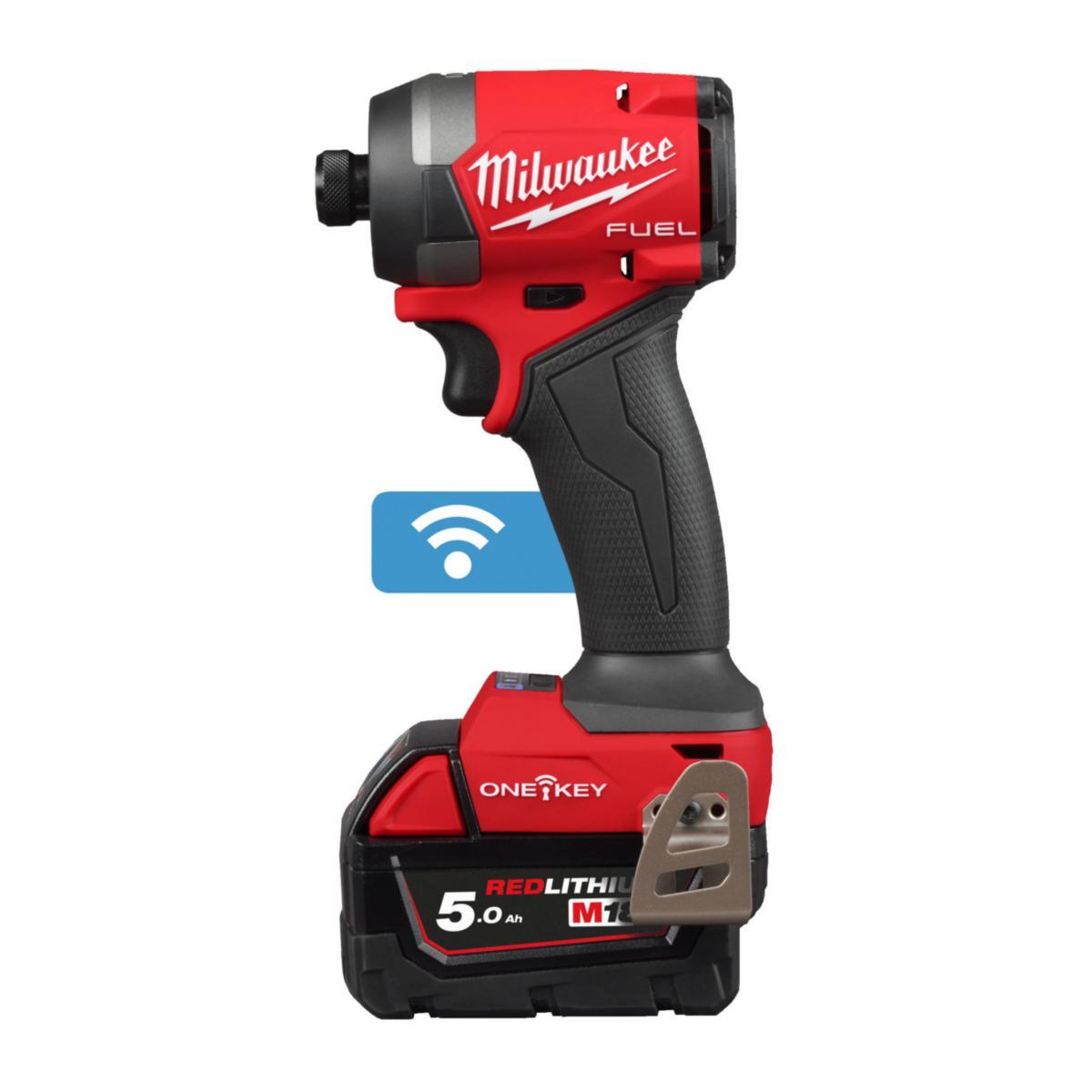 Slagskruvdragare Milwaukee M18 ONEID3-502X - SLAGSKRUVDRAGARE MILWAUKEE M18 ONEID3-502X, 2 X 5,0AH + LADD