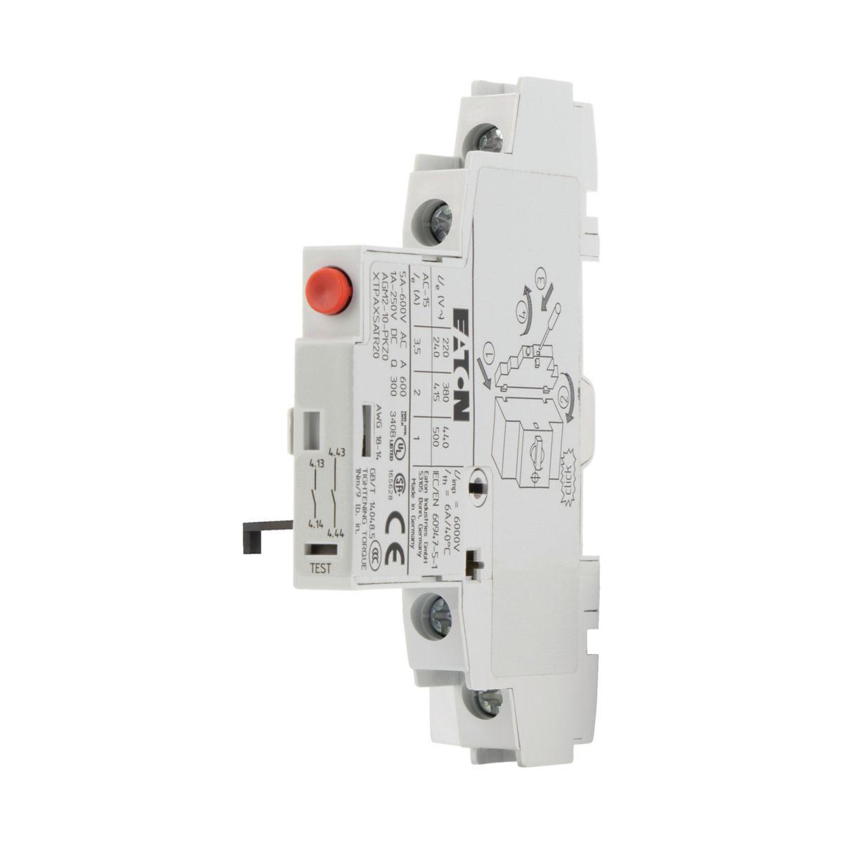Tripping indicator for PKZM0 and PKZM4 - TRIPPING INDICATOR AGM2-10 2SL CONTACTS