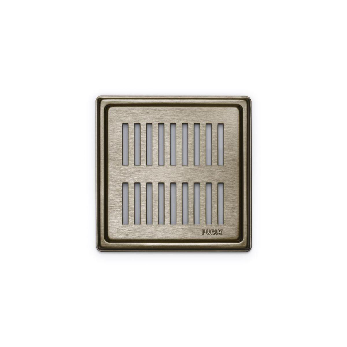 Klinkerram RIB 155, Purus - KLINKERRAM RIB BRONS 155X155 PURUS SQUARE