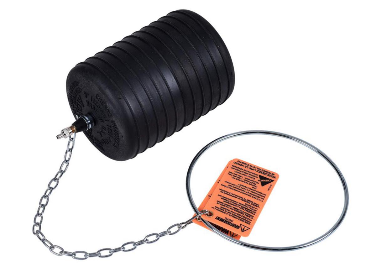 Cherne rörproppar med dragögla - DN125 TESTBOLL RÖRPROPP 117-133MM, 2.1 BAR CHERNE
