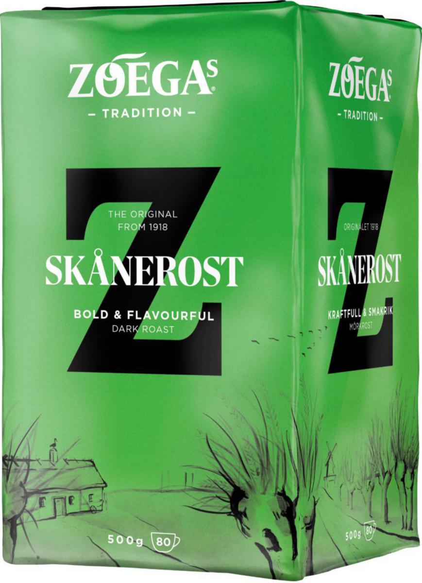 Kaffe Zoégas Tradition 500g - KAFFE ZOEGAS SKÅNEROST TRADITION 500G