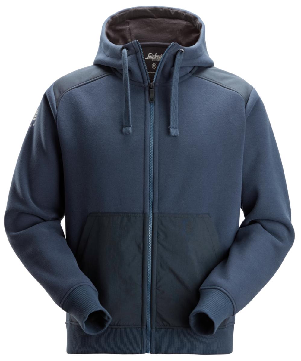 Huvtröja Snickers 2875 CorduraTech - HUVTRÖJA SNICKERS 2875 CORDURA TECH HELZIP MARIN STL M