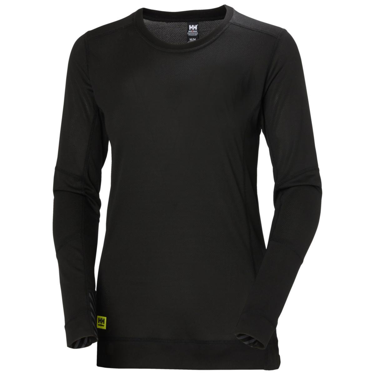 Undertröja Helly Hansen 75128 Lifa Dam - UNDERTÖJA HH 75128-990 LIFA DAM RUNDHALS SVART STL 3XL