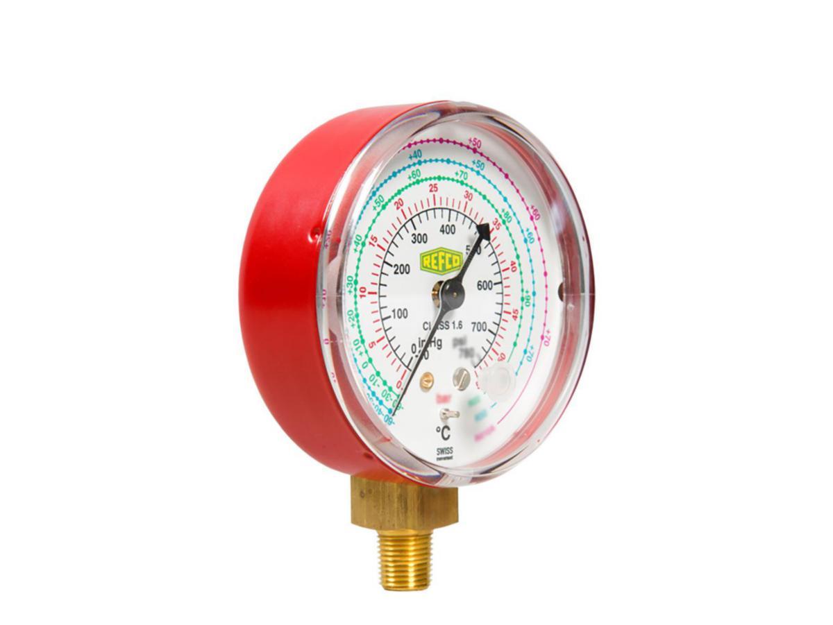 Manometrar 1/8" NPT R32, R290, R410A - MANNOMETER HP Ø 68 KLASS 1,6 R32 R290 R410A