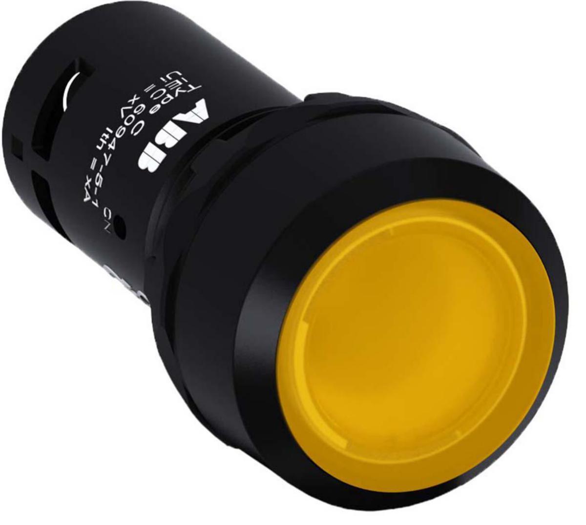 Tryckknapp Compact återfjädrande lågt belyst trycke - TRYCKKNAPP CP1-11Y-10