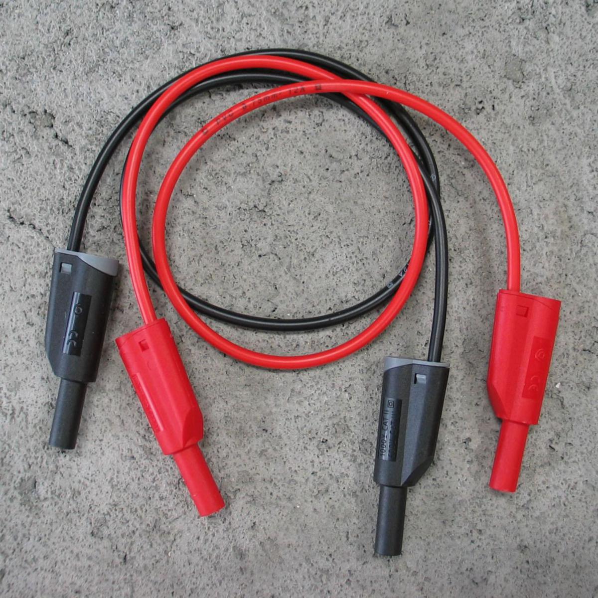 Kvalitetstestledningar isolerad - TESTLEDNING PVC 50 CM