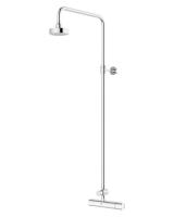 Takdusch Public med Tryckventil, Gustavsberg