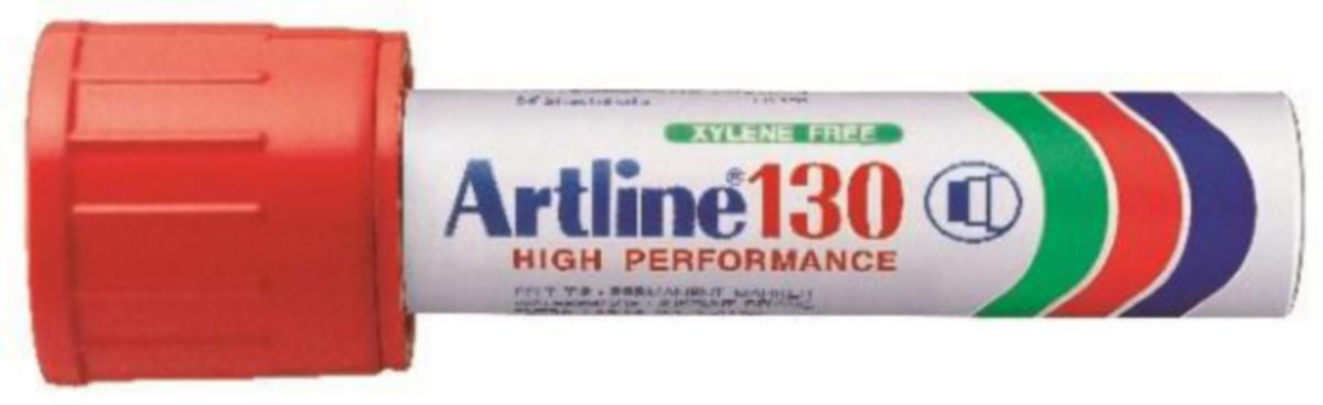 Märkpenna Artline 130 Rak spets - MÄRKPENNA ARTLINE 130 RÖD 30MM RAK SPETS