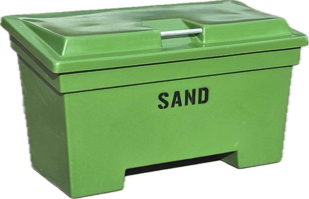 Gatusandlåda med lock - SANDLÅDA 520L 1380X750X780MM GRÖN