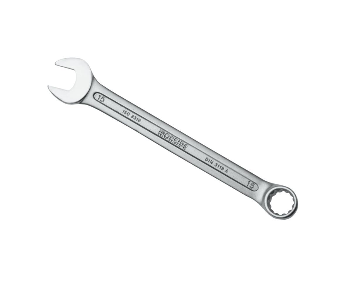 Combination wrench ironside - COMBINATION WRENCH IRONSIDE 15MM LENGHT 190MM